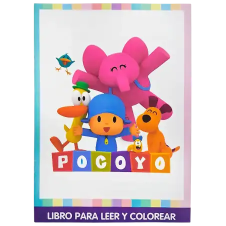 LIBRO A5 PARA COLOREAR POCOYO CBA