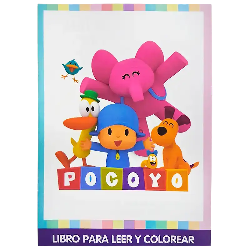 LIBRO A5 PARA COLOREAR POCOYO CBA