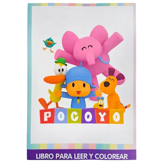 LIBRO GDE PARA COLOREAR POCOYO CBA