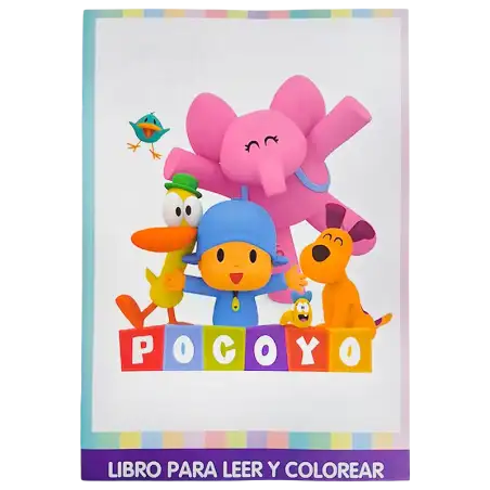 LIBRO GDE PARA COLOREAR POCOYO CBA