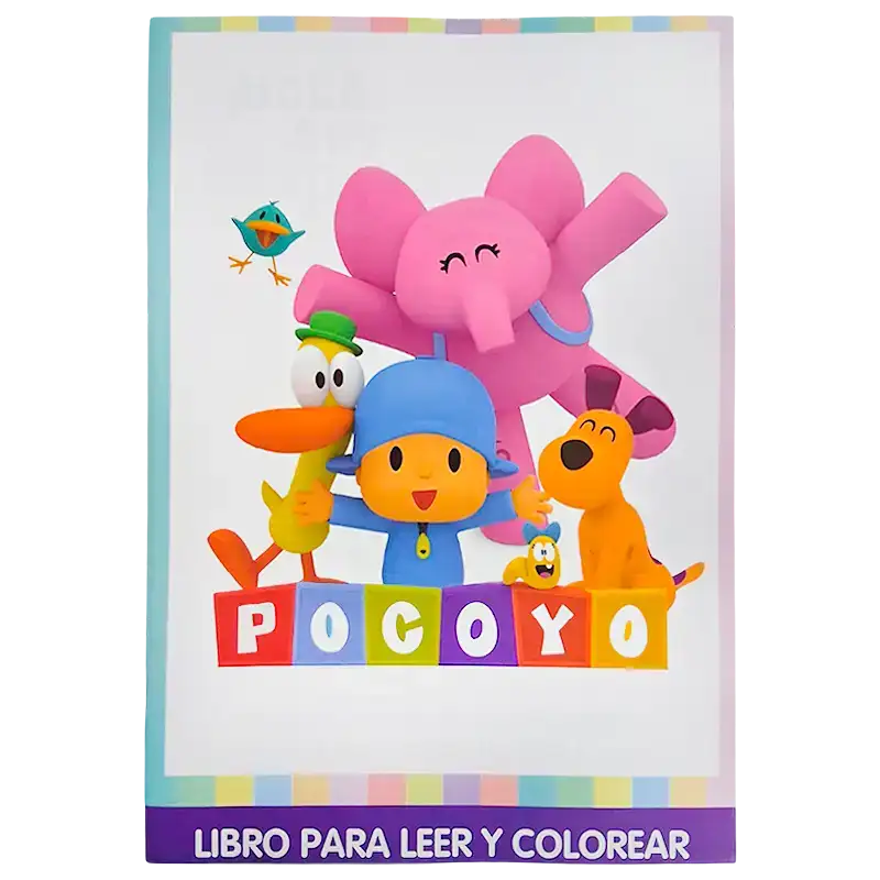 LIBRO GDE PARA COLOREAR POCOYO CBA