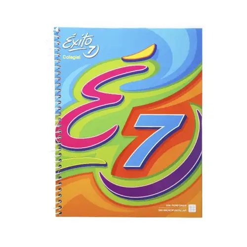 CUADERNO E7 COLEGIAL TAPA DURA 60H CUAD EXITO