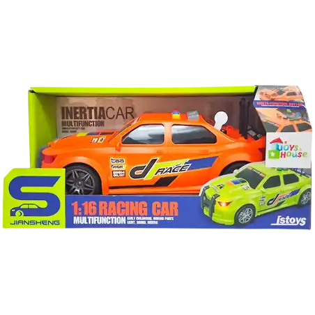 AUTO RACING, SONIDO, LUZ Y ABRE BAUL ESC 1:16