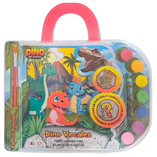 DINO VOCALES LIBRO DE ACUAREL