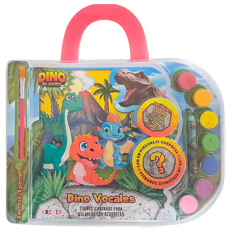 DINO VOCALES LIBRO DE ACUAREL