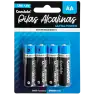 PILA CANDELA ALCALINA AA X4