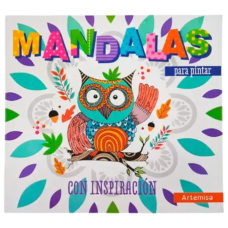 MANDALAS PARA PINTAR CON INSPIRACION BUHO