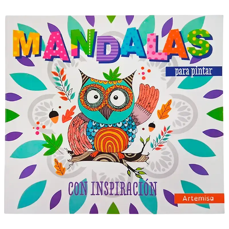 MANDALAS PARA PINTAR CON INSPIRACION BUHO