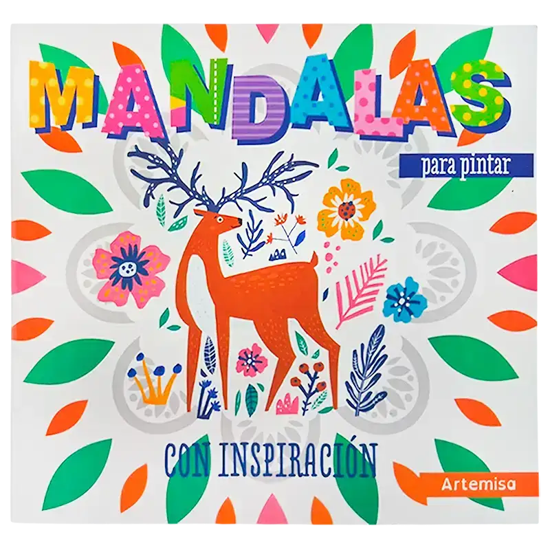 MANDALAS PARA PINTAR CON INSPIRACION CIERVO