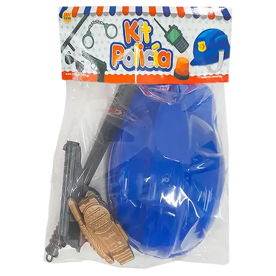 KIT POLICIA CON CASCO