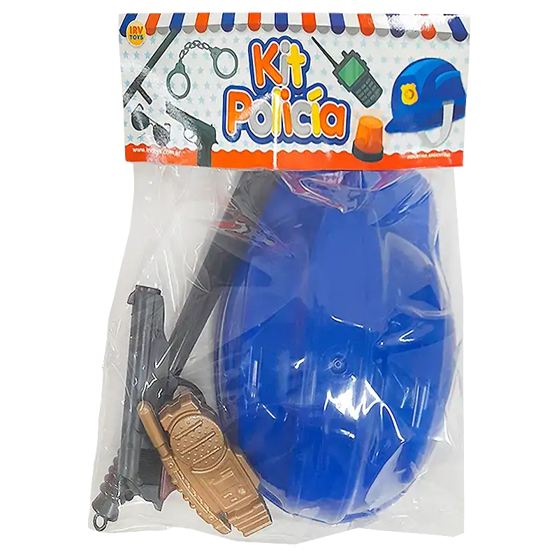 KIT POLICIA CON CASCO