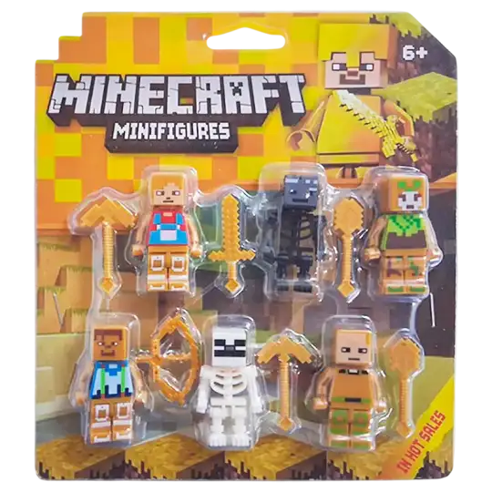 MINE CRAFT TIPO LEGO AMARILLO