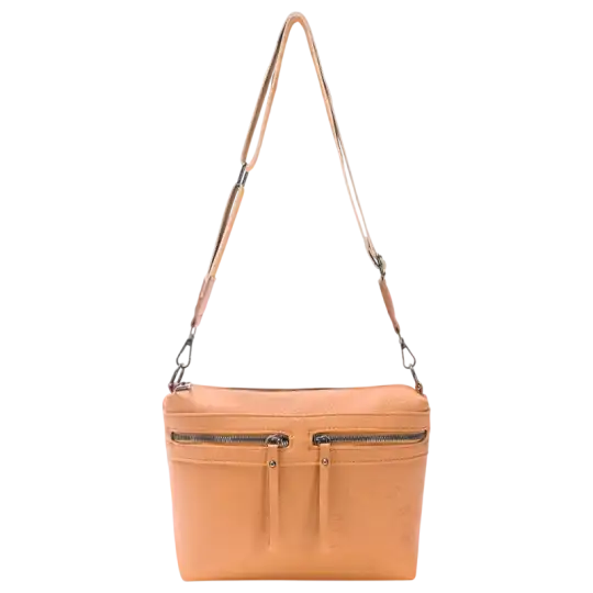 BANDOLERA RIF CORREA DE CINTA 28X20 BEIGE