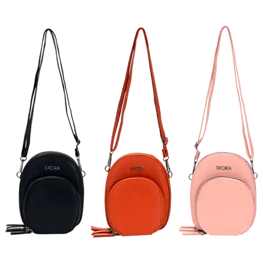 BANDOLERA RIF PORTACELULAR 18X15X6 NEGRO