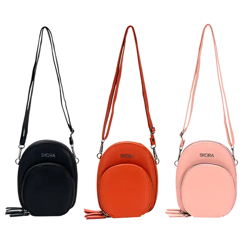 BANDOLERA RIF PORTACELULAR 18X15X6 NEGRO