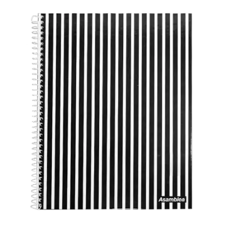 CUADERNO RAY 22X29 80HJS B&W ASAMBLEA