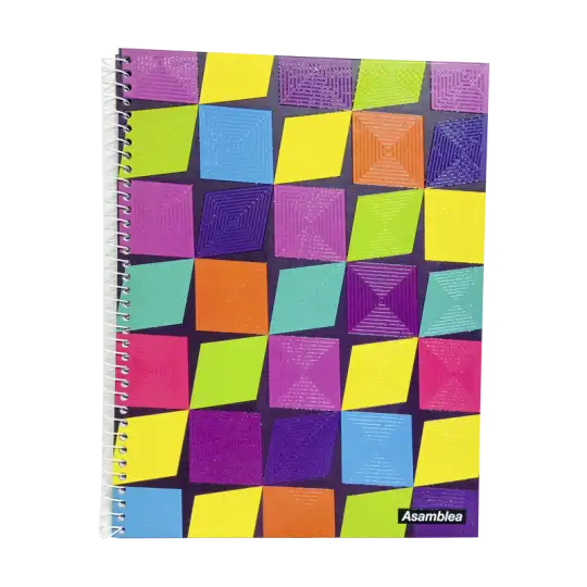 CUADERNO ASAMBLEA 2X29 CUADRO 80HJS ESPIRAL GEOME