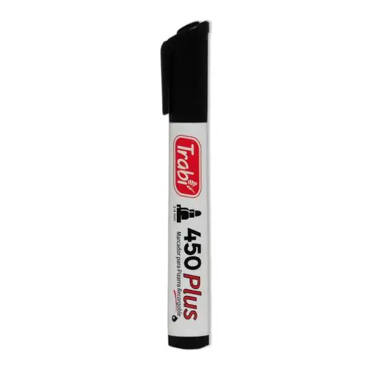 MARCADOR TRABI P/PIZARRA 450 NEGRO