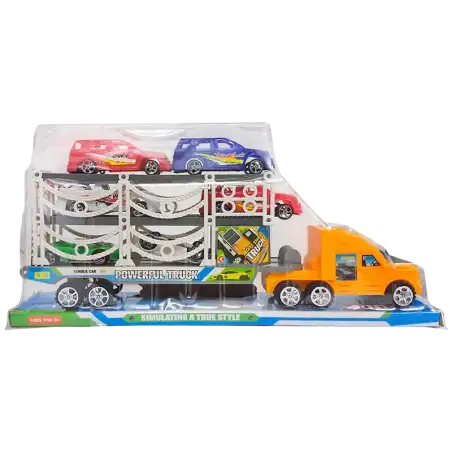 CAMION ACOPLADO CON 6 AUTOS