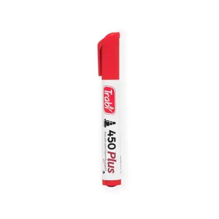 MARCADOR TRABI P/PIZARRA 450 ROJO