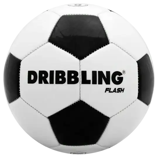 PELOTA DE FUTBOL FLASH N5 DRB BLANCO NEGRO