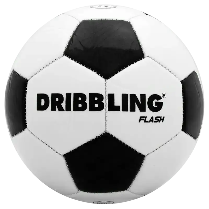 PELOTA DE FUTBOL FLASH N5 DRB BLANCO NEGRO