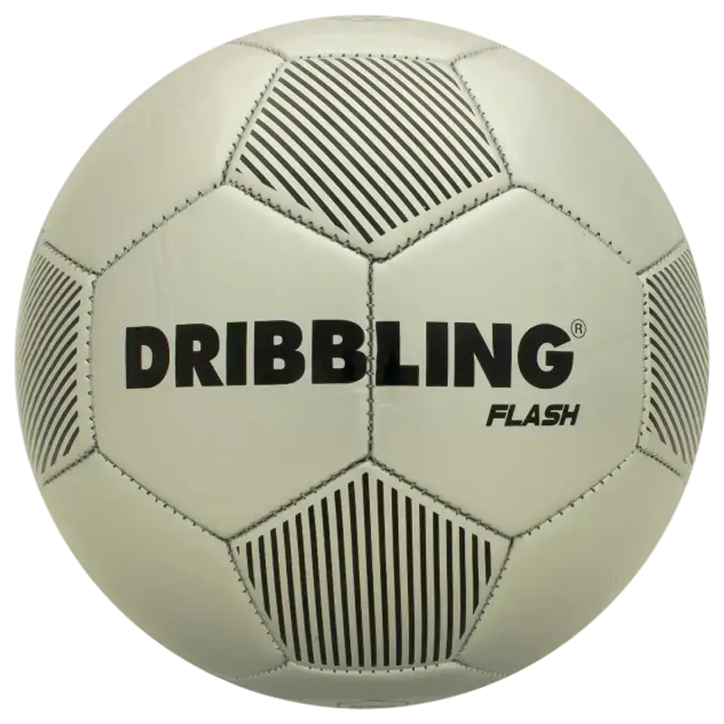 PELOTA DE FUTBOL FLASH N5 DRB PLATA