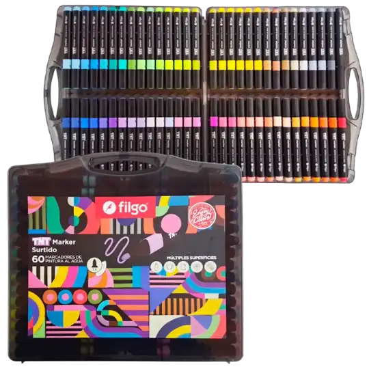 MARCADOR PINTURA AL AGUA TNT MARKER X60 FILGO