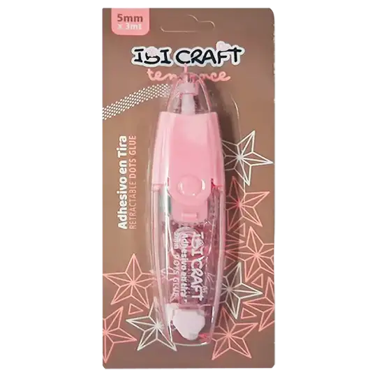 CINTA ADHESIVA DOBLE FAZ 5MMX3MTS RETRACTIL