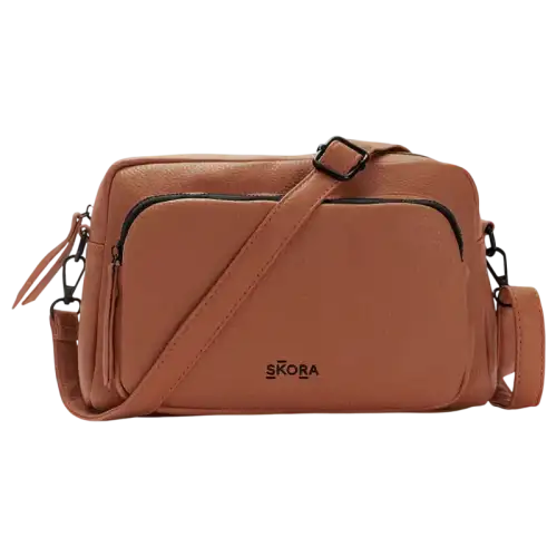 BANDOLERA CHAUEN 18X26CM CARAMELO