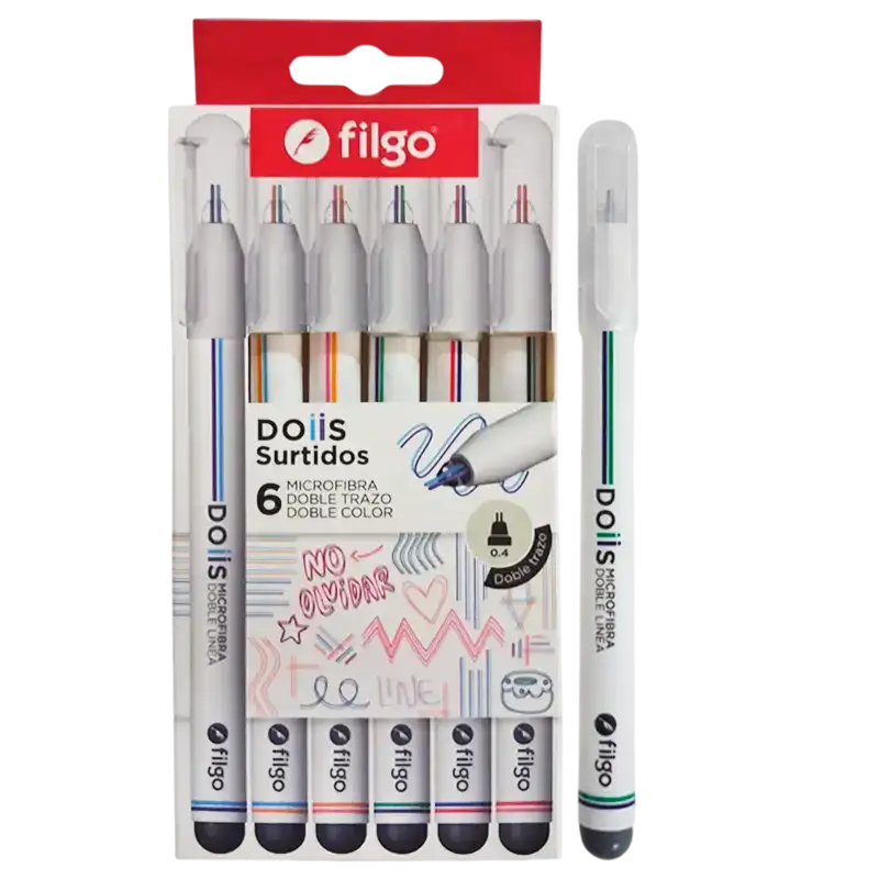 MICROFIBRA DOBLE LINEA DOIIS X6 FILGO