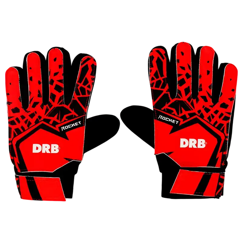 GUANTE ARQUERO ROCKET 4.0 ROJO DRB N6