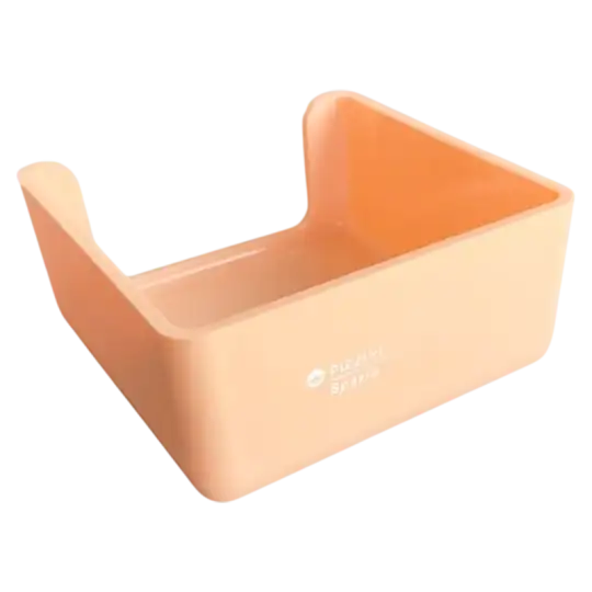 PORTA TACO PIZZINI NARANJA PASTEL 9X9CM