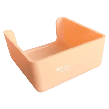 PORTA TACO PIZZINI NARANJA PASTEL 9X9CM