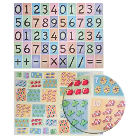 CARTULINA FANTASIA NUMEROS