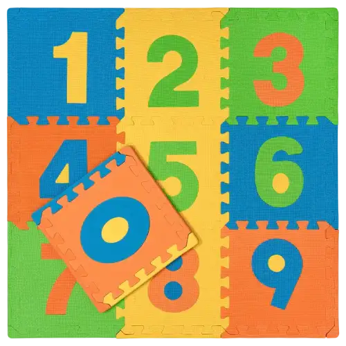 PISO GOMA EVA NUMEROS 10PC 10MM