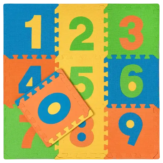PISO GOMA EVA NUMEROS 10PC 10MM