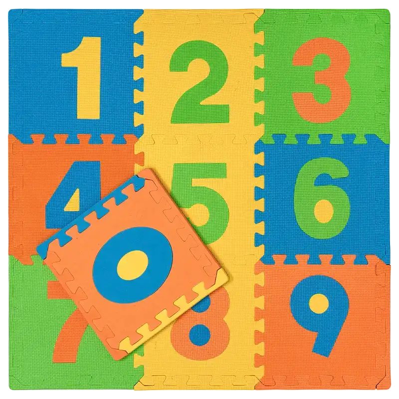 PISO GOMA EVA NUMEROS 10PC 10MM