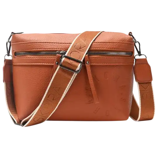 BANDOLERA RIF CORREA 28X20CM SIENNA