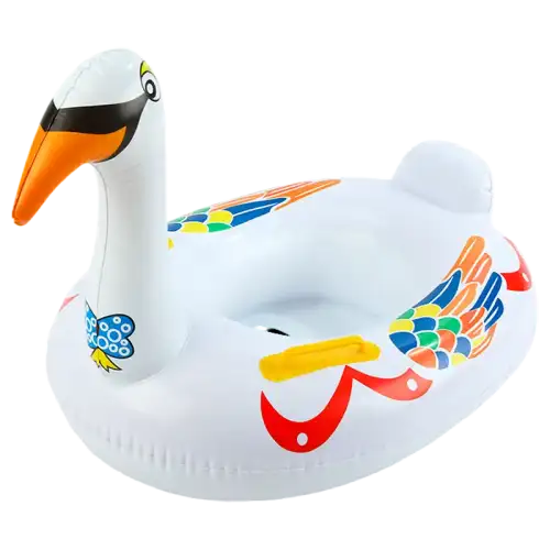 INFLABLE FLOTADOR CISNE 70X55