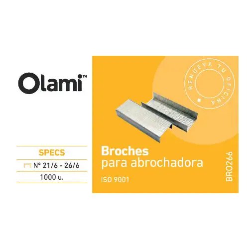 BROCHES N 21/6 X 1 CAJA OLAMI