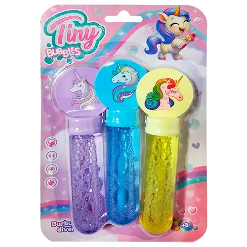 BURBUJEROS UNICORNIOS X3