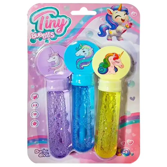 BURBUJEROS UNICORNIOS X3