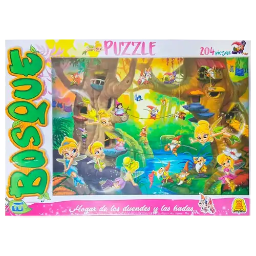 PUZZLE EL BOSQUE 204PZAS IMPLAS