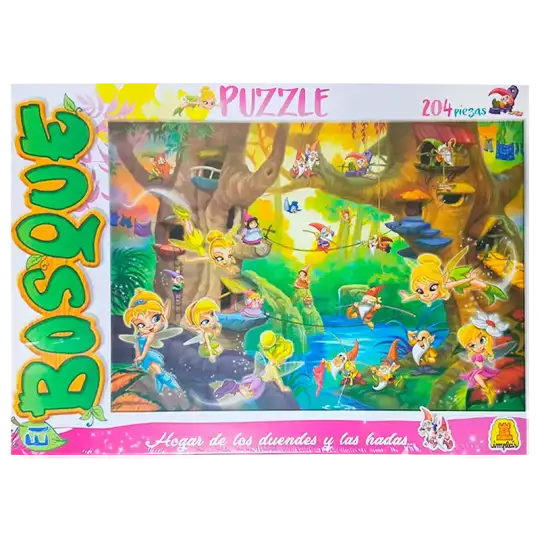 PUZZLE EL BOSQUE 204PZAS IMPLAS