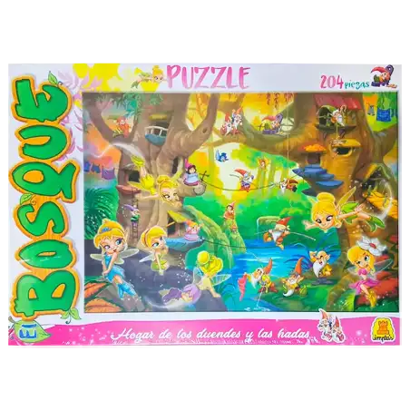 PUZZLE EL BOSQUE 204PZAS IMPLAS
