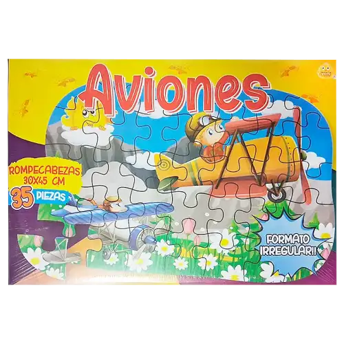 ROMPECABEZAS X35PZAS AVIONES YUYU