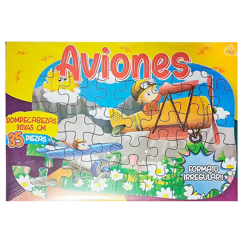 ROMPECABEZAS X35PZAS AVIONES YUYU