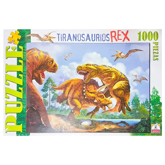 PUZZLE TIRANOSAURIO REX 1000 PZAS IMPLAS