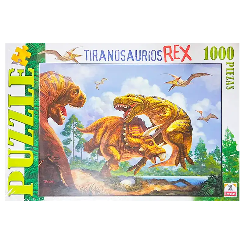 PUZZLE TIRANOSAURIO REX 1000 PZAS IMPLAS